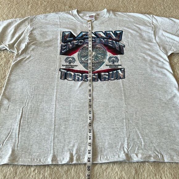 Law Enforcement torch run short sleeve shirt gray size 2XL - Picture 12 of 16